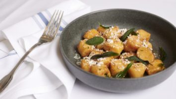 Plate of gnocchi