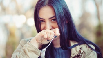 woman eating