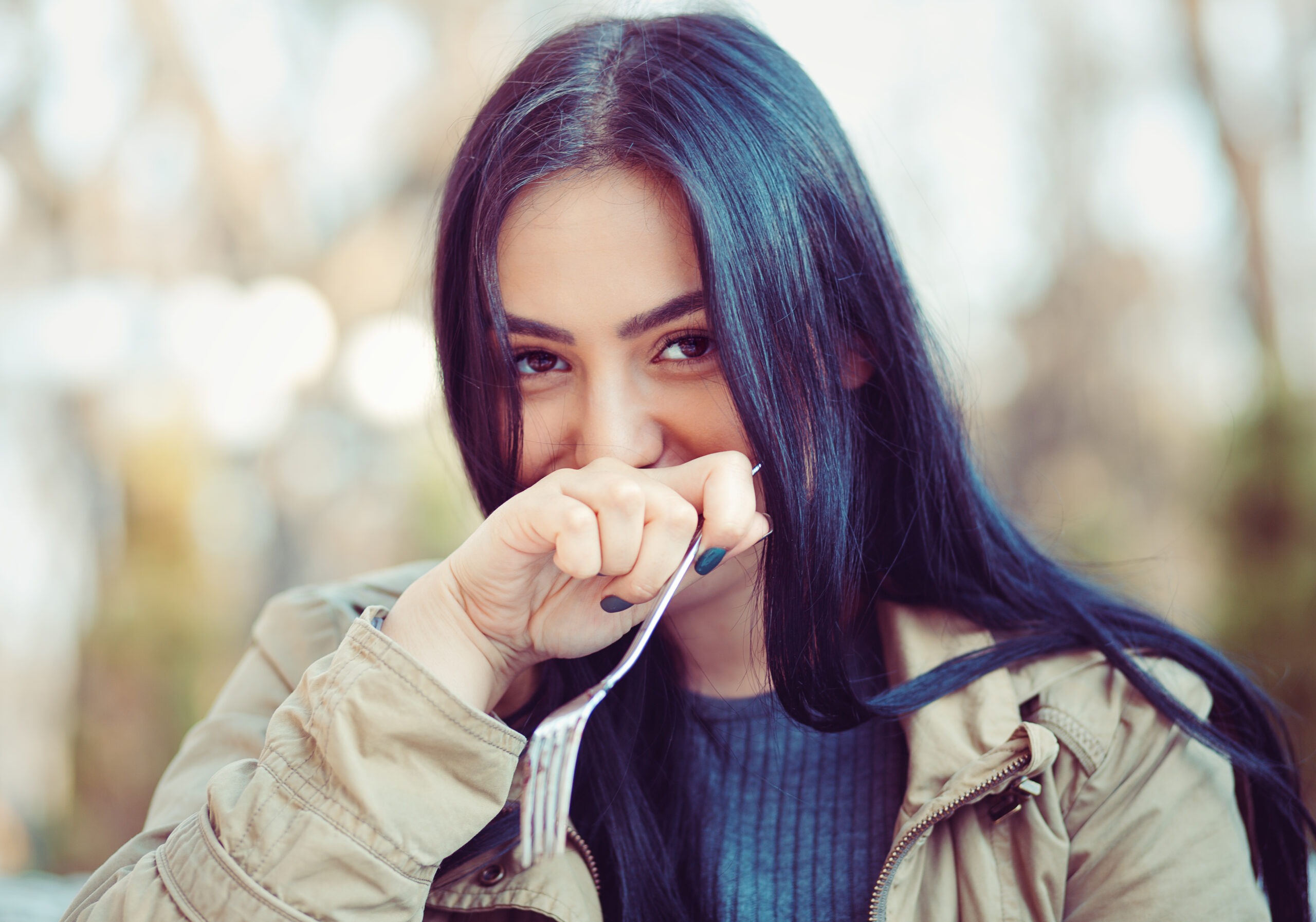 woman eating