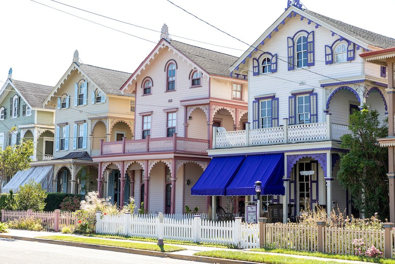 Cape May’s famed Victorian painted ladies
