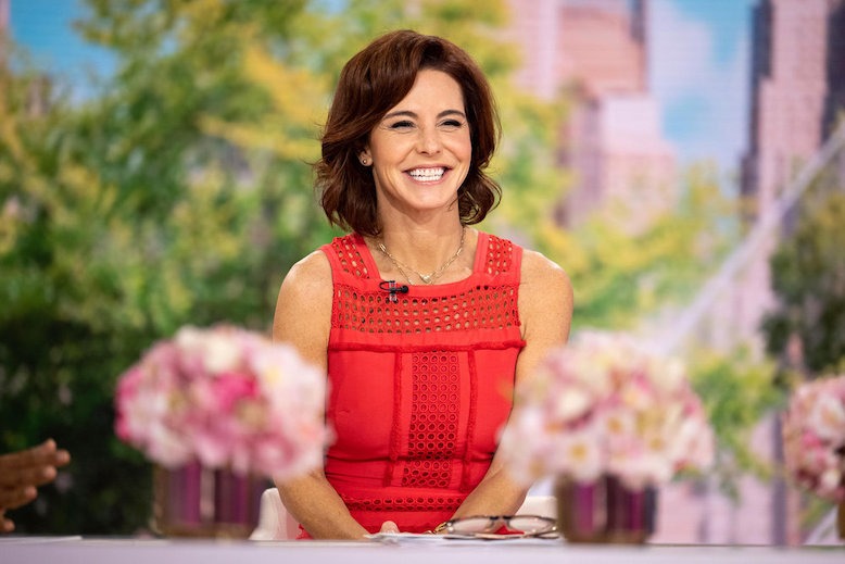 Stephanie Ruhle on the set of the Today show