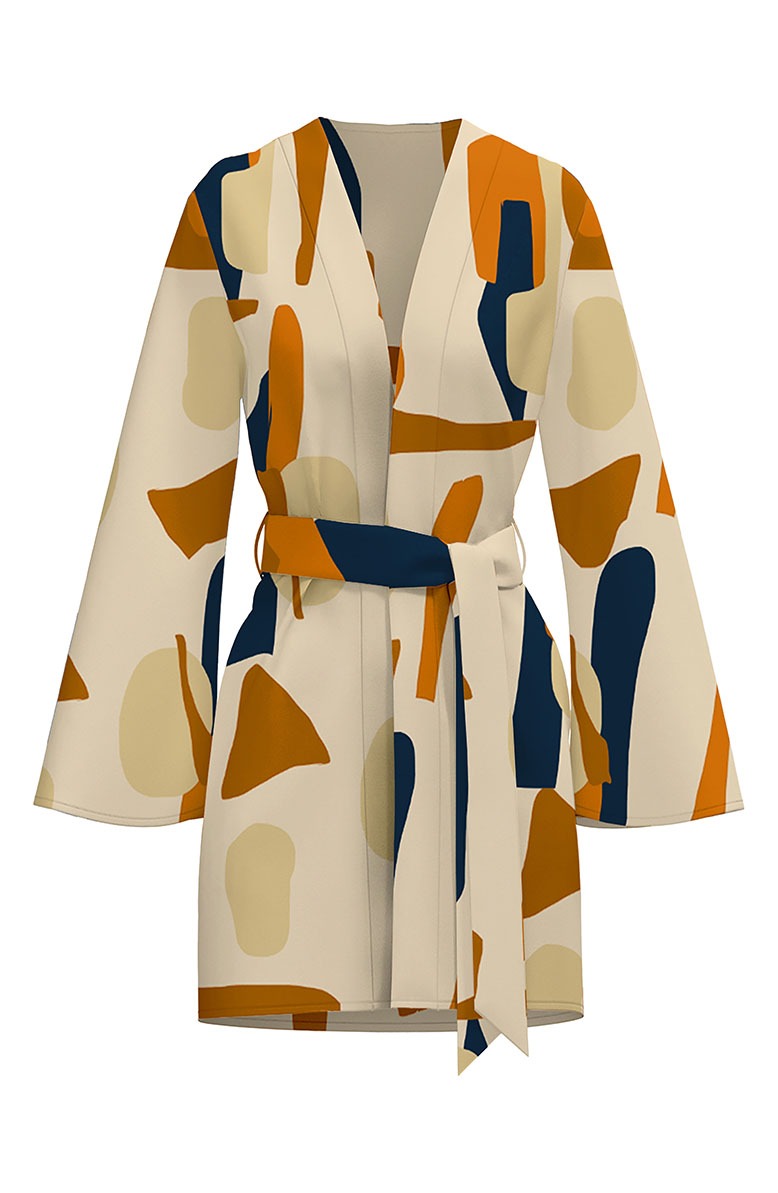 Kimono-inspired jacket