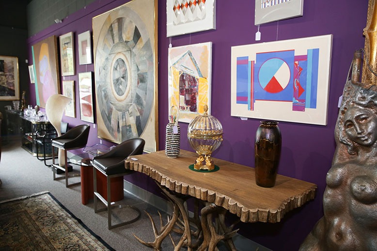 The Magnusson Group's Morristown showroom offers art, jewelry, silver, porcelain and luxe goods