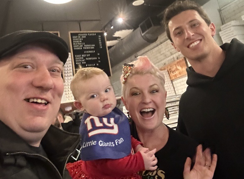 Tommy DeVito stopped by Coniglio's in Morristown and spent time with owner Nino, Nino's wife Shealyn, and the couple's daughter Penny.