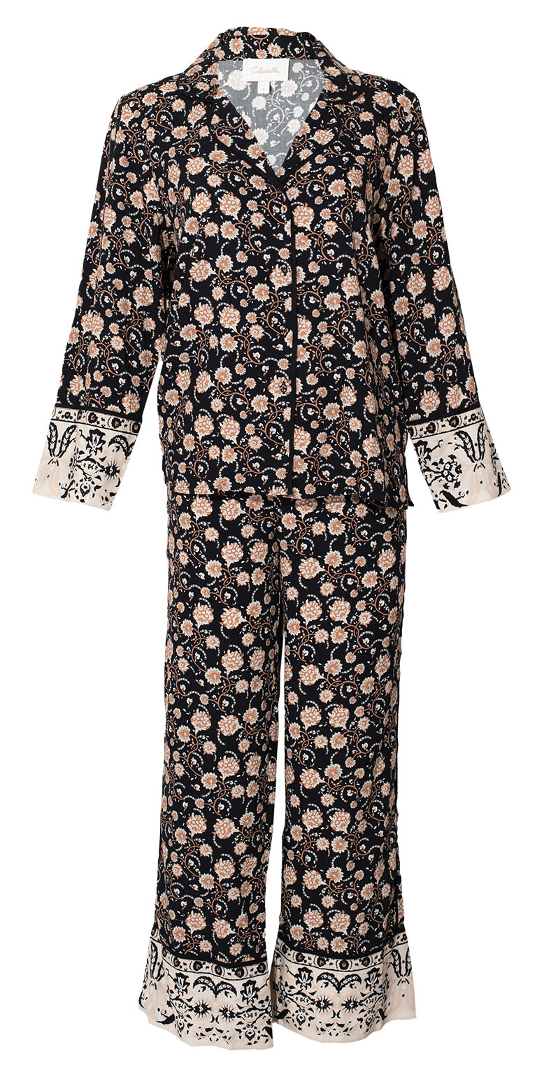 Printed pajama set