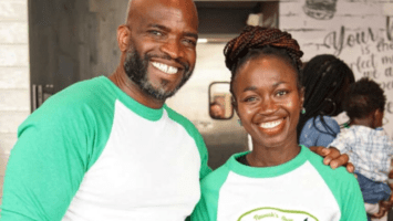 Brick City Vegan head chef Emeka Onugha and founder Adenah Bayoh