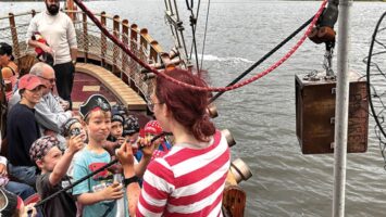 Young adventurers aboard Pirate Adventures Jersey Shore