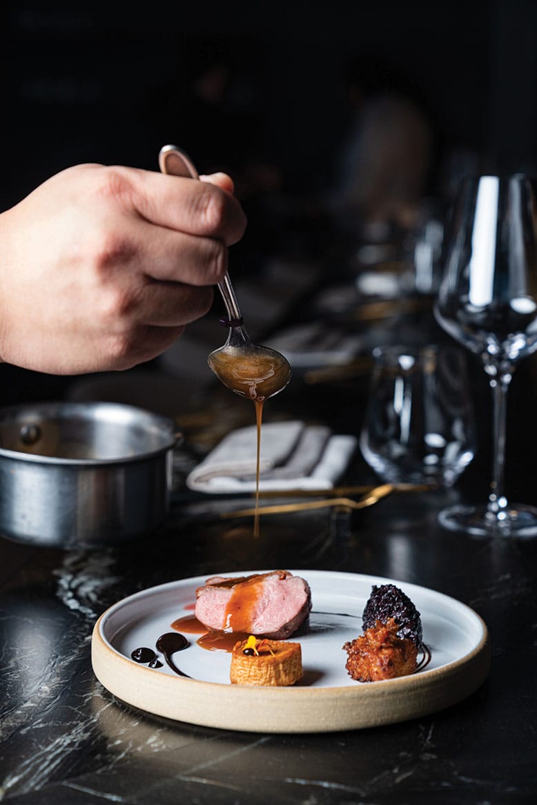 Plate of food at Ram & Rooster in Metuchen