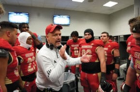 Bergen Catholic football coach Vito Campanile