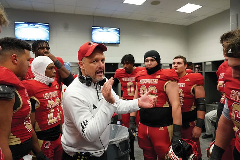 Bergen Catholic football coach Vito Campanile