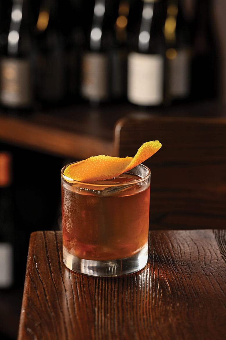 A classic Old Fashioned at Black Sheep Bar & Provisions in Garwood