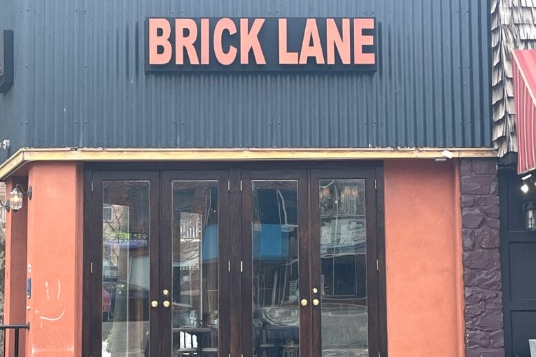 Exterior of Brick Lane in Montclair