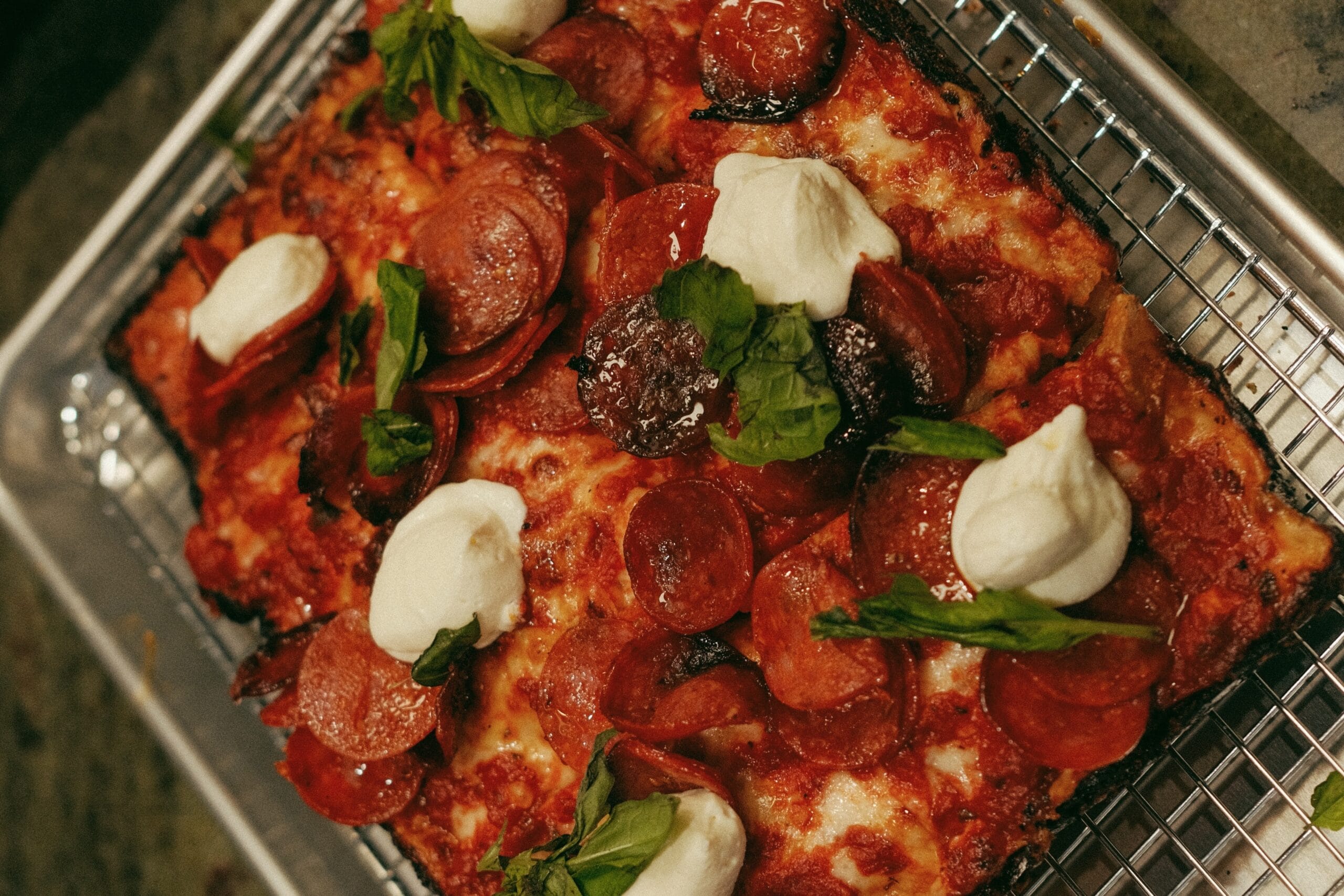 A pie at Bucky's Pizza in Chatham