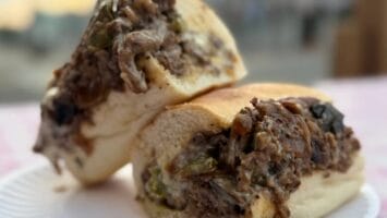 cheesesteak at Cheesesteak Louie's