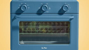 Blue toaster oven/air fryer