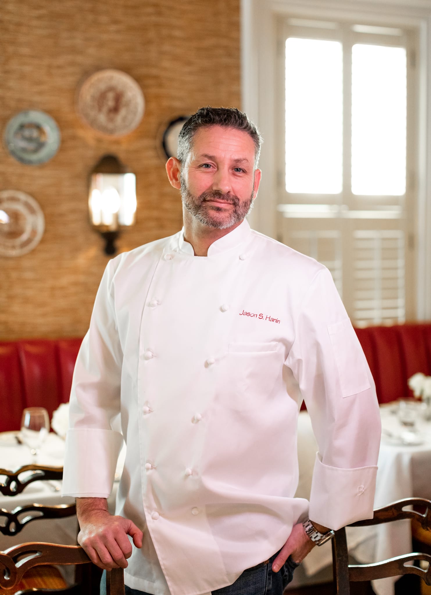 Chef Jason Hanin of the Ebbitt Room in Cape May, New Jersey