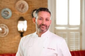 Chef Jason Hanin of the Ebbitt Room in Cape May, New Jersey