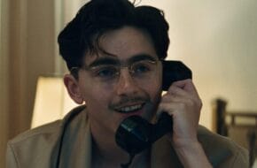 Timothée Chalamet in "Marty Supreme"