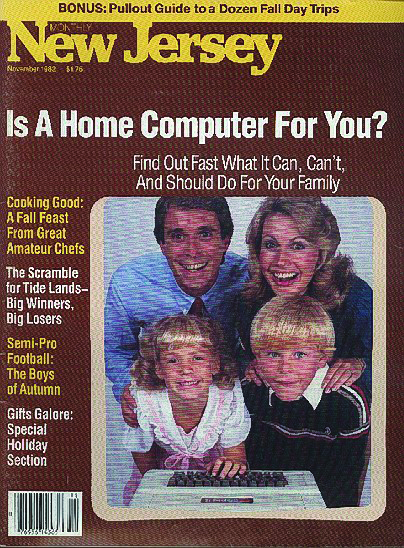 November 1982 cover of New Jersey Monthly magazine
