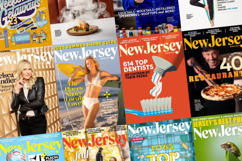 Collage of 2025 New Jersey Monthly magazine covers