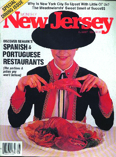 August 1984 cover of New Jersey Monthly magazine