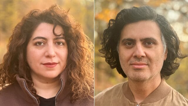 "The Friend's House is Here" directors Maryam Ataei and Hossein Keshavarz