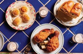 Assorted dishes at Sergeanstville Inn in Sergeanstville, NJ