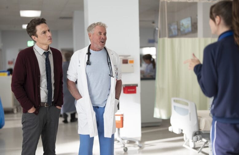 <b>Zach Braff with John C. McGinley