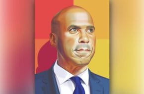 Illustration of Cory Booker