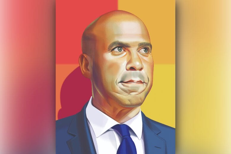 Illustration of Cory Booker