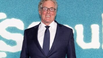 John C. McGinley celebrates the premiere of the "Scrubs" revival.