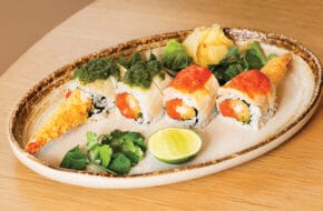 The Contra roll at Xina in Bradley Beach, NJ