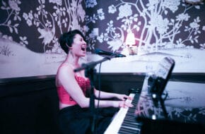 Lizz Sooy performing at the Brown Room at Congress Hall in Cape May, NJ