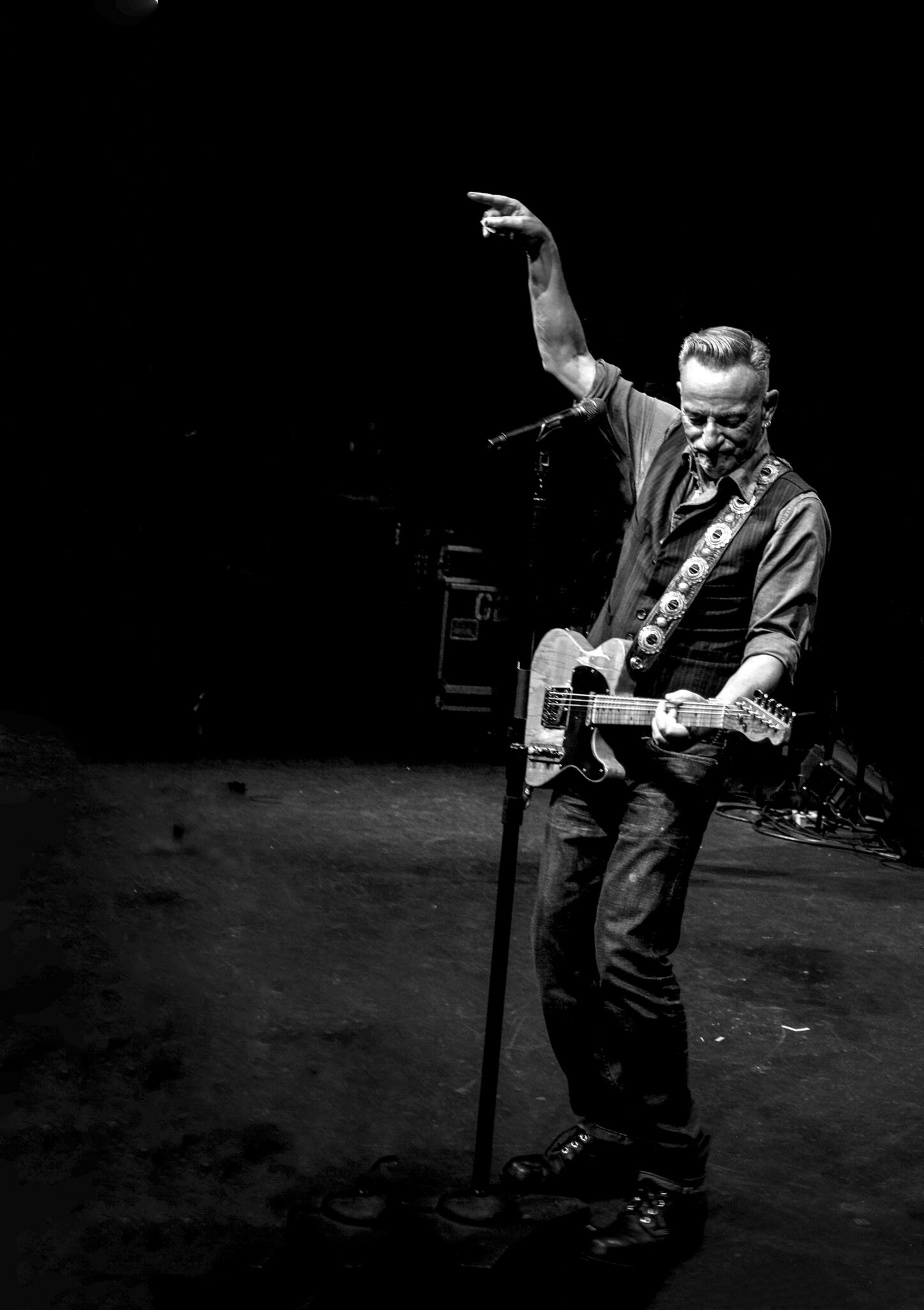 Bruce Springsteen performs at last year's 50th-anniversary celebration of Born to Run at Monmouth University's Pollak Theater at Monmouth University in West Long Branch, NJ