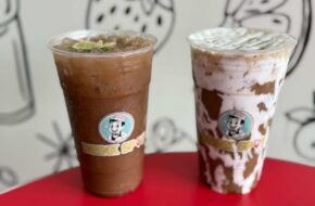 Among Drink Spot's most popular dirty sodas are the Quebec Fireside and Kingston Cream with raspberry puree.