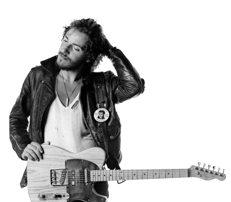Outtake from Bruce Springsteen's "Born to Run" album cover shoot with Eric Meola