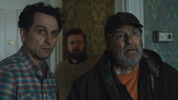 Matthew Rhys and Stephen Root in "Widow's Bay."