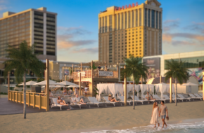 Rendering of Caesars Beach Club in Atlantic City