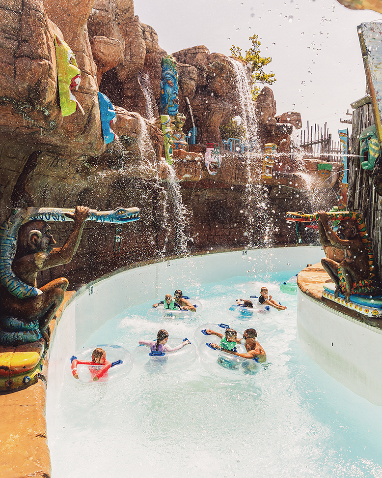 The Lazy Crazy River at Thundering Surf Waterpark in Beach Haven, LBI, NJ