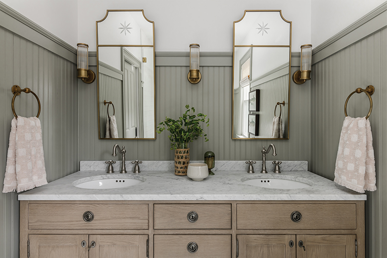 Primary bathroom in Allentown, NJ, home