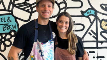 Aaron and Julie Wagner of the Bagel Shop in Cape May