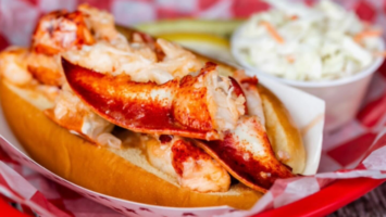 Lobster roll at Point Lobster Co. in Point Pleasant, NJ