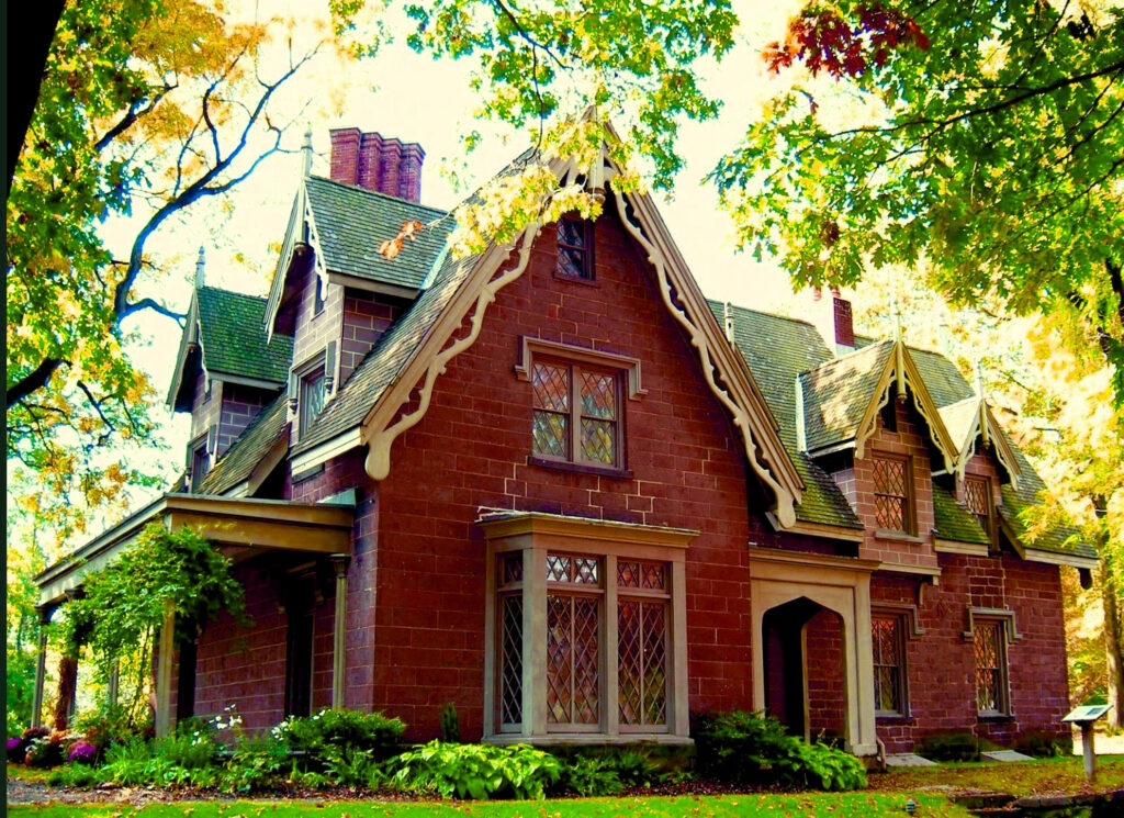 Exterior of the Hermitage Museum in Ho-Ho-Kus, NJ