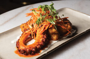 Buffalo octopus at Olea in Spring Lake, NJ