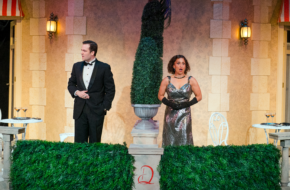 Actors in "Privates Lives" at Shakespeare Theatre in Madison, NJ