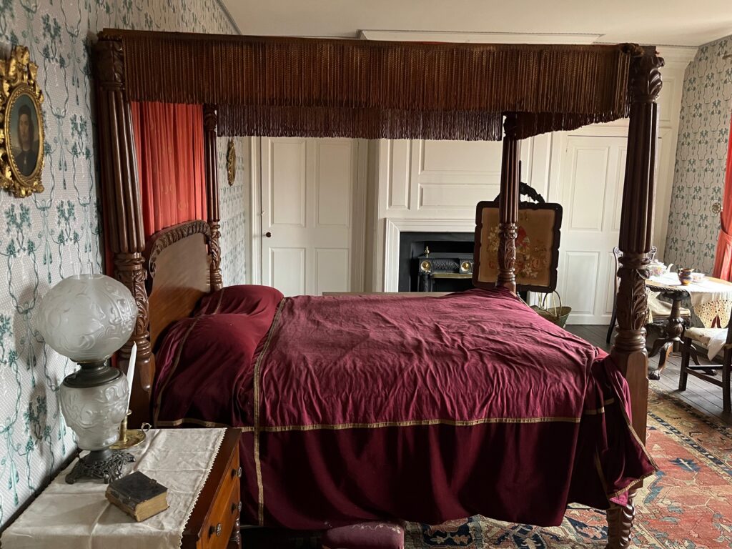 Bedroom at Boxwood Hall State Historic Site in Elizabeth, NJ