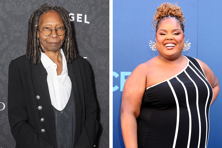 Whoopi Goldberg and Danielle Pinnock