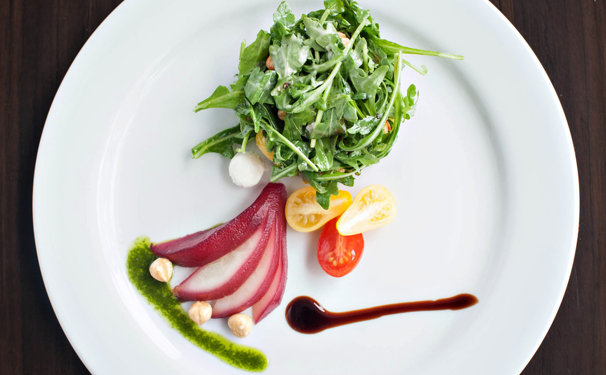 Salad at Poached Pear Bistro in Point Pleasant Beach