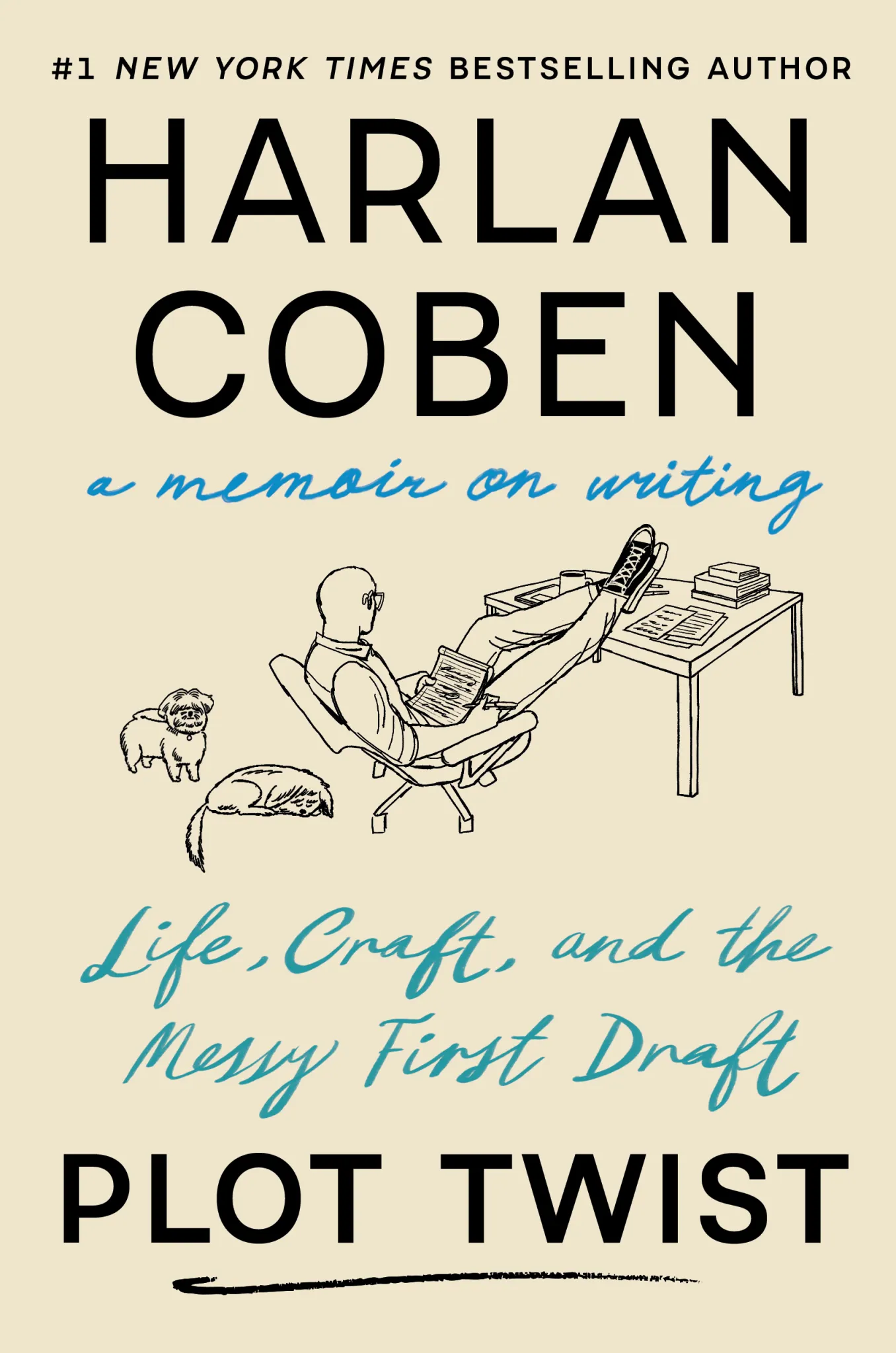 Cover of Harlan Coben's memoir, "Plot Twist: Life, Craft, and the Messy First Draft: A Memoir on Writing"