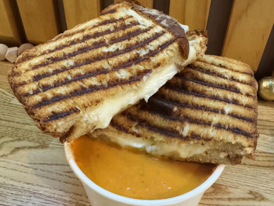 Grilled cheese and tomato soup at Terry’s Cafe in Cherry Hill, NJ